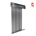 Merih B-01 3-Panel-Teleskopkabinentüren aus satiniertem Edelstahl