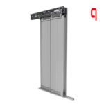 Merih C-01 Schachttüren, 2-teilig, teleskopisch