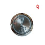 Druckknopf für den Aufzug im 7. Stock