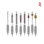 Aspar 9–10 mm Gussseilflasche/doppeltes Polyurethan-Gummi, L2: 320 mm