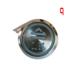 Knopf für den Kassettenaufzug im Untergeschoss